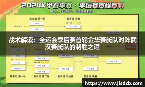 战术解读：全运会季后赛首轮金华赛艇队对阵武汉赛艇队的制胜之道
